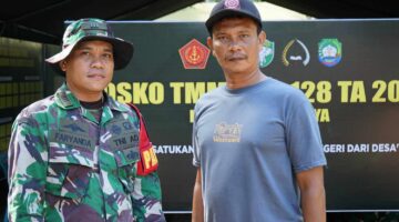 TMMD 128 Perkuat Persatuan Warga Desa