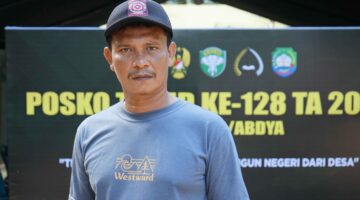 Jalan Mulus Impian Petani Gunung Cut Lewat TMMD 128