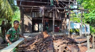 5 Rumah Warga Kurang Mampu di Abdya Direhab Satgas TMMD