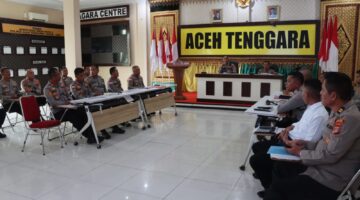 Wakapolres Aceh Tenggara Pimpin Anev Kinerja, Tekankan Evaluasi dan Peningkatan Pelayanan kepada Masyarakat