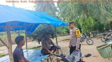 Bhabinkamtibmas Polsek Babul Rahmah Ajak Warga Lawe Sumur Jaga Kelestarian Hutan